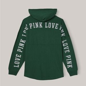 PINK Victoria’s Secret Cotton Oversized Hooded T-Shirt